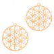 Metalen hanger Bohemian rond Rosegold